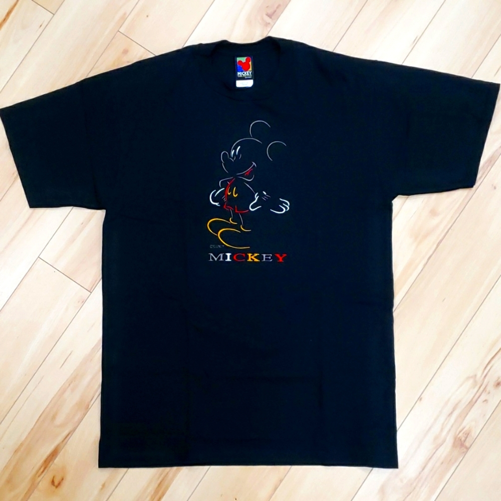 Disney Licensed Embroidered "Mickey Mouse" Tee